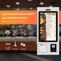 Écran tactile de commande en libre-service de 32 pouces avec SDK pour affichage numérique et kiosque de restaurant, PC Android