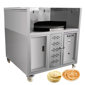Automatique tandoori libanais chapati naan tortilla arabe roti pita plat pain four commercial électrique gaz maker faisant des machines - Product Image 4
