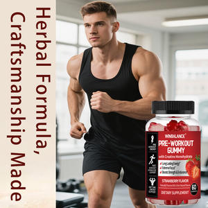 Permen Creatine Monohydrate Label Pribadi Bebas Gula Suplemen Energi Pra-Latihan Vegan untuk Pertumbuhan Otot Pria - Product Image 3