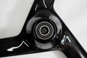 Pièces pour fauteuil roulant <span class=keywords><strong>Pneu</strong></span> de roue de 24 pouces en fibre de carbone à 3 rayons - Product Image 5