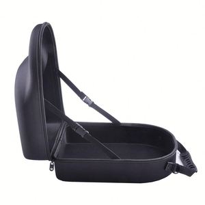 Étui de voyage portable en EVA imperméable pour casquette de baseball, sac de rangement rigide antichoc pour casquette à visière avec bandoulière pour l'extérieur - Product Image 4
