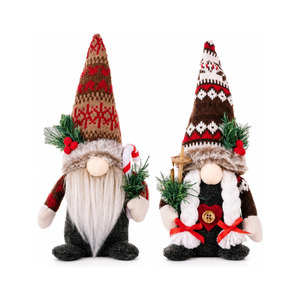 Gnomo Natalizio Senza Volto in Tessuto, Ecologico, Cartone Animato 28*7cm, Decorazione Natalizia per Casa, Ornamento, Giocattoli di <span class=keywords><strong>Natale</strong></span> - Product Image 1