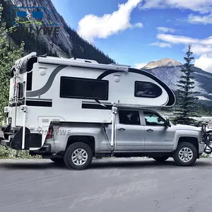 ONLYWE kundenspezifisch toyota tacoma offroad rutschen in pick-up lkw-bett-camper 4x4 kabine über lkw-box-camper zu verkaufen