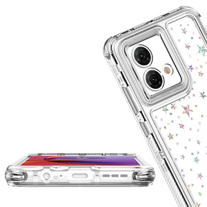 Funda Protectora Personalizada para Teléfono Motorola <span class=keywords><strong>Moto</strong></span> G84 5G, Diseño de Patrón Grabado con Láser, 360 Grados, Brillante, con Purpurina - Product Image 3