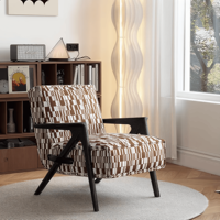 Fauteuil de loisirs moderne en coton écologique pour chambre, bureau à domicile, salon, hôtel, salle à manger, mobilier de maison