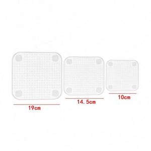 Tapas Elásticas de Silicona Reutilizables, Tapas de Repuesto de Silicona, Tapas de Silicona para Recipientes de Alimentos, Envoltorios Reutilizables para Almacenamiento de Alimentos, Aptas para Microondas - Product Image 6