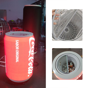 หน้าจอแสดงผล LED รูปทรงกระป๋องสร้างสรรค์พร้อมแอป WiFi P1.86โปรโมชั่นโฆษณาติดผนังวิดีโอภาพเคลื่อนไหว - Product Image 2