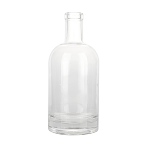 Botella de <span class=keywords><strong>licor</strong></span> de vino con logo personalizado, botella de <span class=keywords><strong>licor</strong></span> de cristal de lujo, 50ml, 100ml, 750ml - Product Image 1