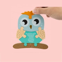 Puzzle en bois 3D jouets dessin animé en gros enfants personnalisés auto assembler des jouets éducatifs