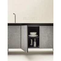 Cuisine extérieure avec barbecue, tiroir de rangement et réfrigérateur à bois pour pizza, design bar, Philippines, ensemble 304, armoire de cuisine extérieure pour pizza