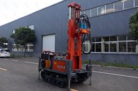 Machine de forage sur chenilles, Foreuse rotative, Foreuse hydraulique, Mini-foreuse pour l'eau