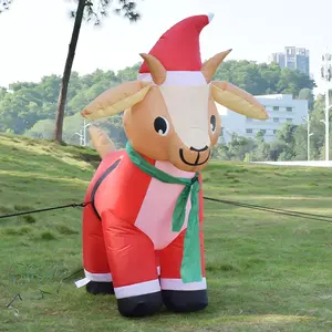 중국에서 만든 풍선 염소 공압 염소 의상 크리스마스 장식 광고