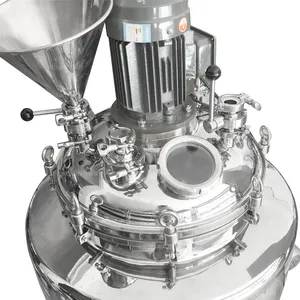 Vacuum Emulsifying Mixer Shampoo Making Machine Cosmetic Cream Mixing Homogenizer Food Hygiene Grade Vacuum Mixing Equipment