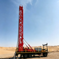 ZXT-1000 Foreuse professionnelle pour puits profonds de 1000 mètres, capacité de charge de 50 tonnes, pour les opérations minières d'uranium dans le désert de Kyzylkum