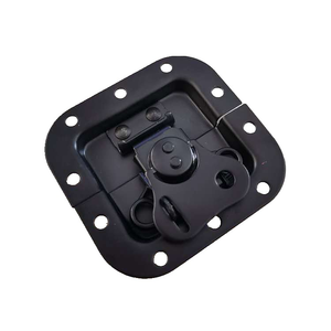 Caja de aviación, accesorios de Hardware, bloqueo de Mariposa Negra, bloqueo de resorte de borde, bloqueo de gabinete de aviación, Pestillos de plata negra - Product Image 5