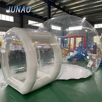 Dôme transparent en PVC, igloo, bulle, maison de jeu pour les fêtes d'enfants, installation facile, marque JUNAO, garantie de 12 mois, capacité de 4 à 6 personnes