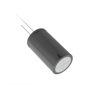 Condensateur traversant à anode ouverte en aluminium 10 µF 20 % 400 V RADIAL TH UAQ2G100MHD1TO - Product Image 1