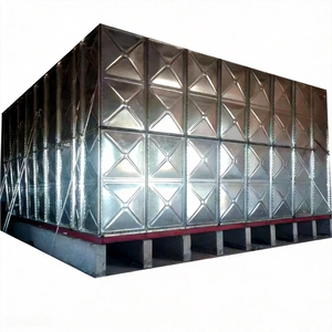 Réservoir d'eau en tôle galvanisée grande capacité, réservoir d'eau de plomberie, réservoir d'eau de toiture, réservoir d'eau composite en acier inoxydable chaud - Product Image 2