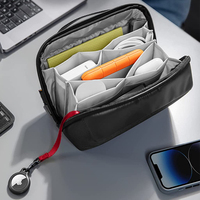 Organisateur de câbles électroniques de haute qualité, pochette technique, sac de transport de stockage étanche, vente en gros