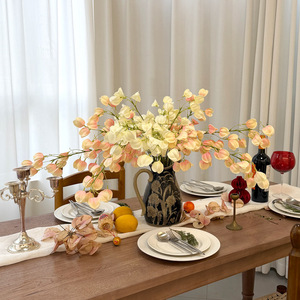 <b>Artificial</b> Lantern Fruit <b>Tree</b> Branch Silk Flower 30cm-100cm Photography Props <b>Outdoor</b> Decoration - Product Image 1