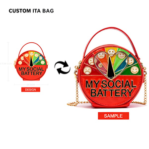 Bolso Bandolera de PU con Forma Personalizada para Fans del Anime, Bolso Ita con Logotipo Personalizado, Mercancía de Fábrica, Bolsos Estructurados para Mujer 2026 - Product Image 1