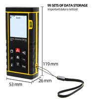 Télémètre laser portable numérique LCD 40m pour mesurer la distance/la surface/le volume