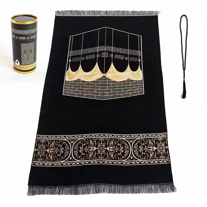 Huiran vente en gros de couverture de culte en relief musulman tapis de prière tapis tapis de prière islamique ensemble de tapis