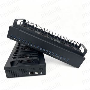 110V 220V Android iPhone Farm <b>HUB</b> Dock Station Box <b>Port</b> USB 3.0 OTG Ethernet ABS Material Unified Management Convenient Software - Product Image 4