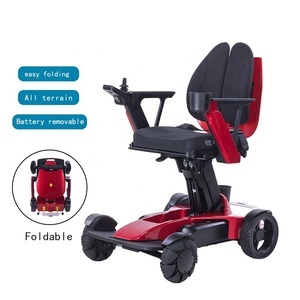 Fernbedienbarer Leichter Faltbarer Elektrischer Rollstuhl mit Lithium-Batterie Tragbarer Mobilitätsstuhl für Senioren - Product Image 6