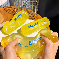 Bola Stres Lembut Isi Vaseline dan Minyak Kelapa, Mainan Fidget Anti Stres untuk Meredakan Tangan, Mainan Remas untuk Dekorasi Meja