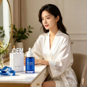 Sérum facial au cuivre bleu à marque privée, anti-rides, boostant le collagène, hydratant et réparateur pour la peau, fabrication OEM - Product Image 6
