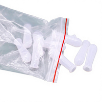 Capuchon en silicone professionnel pour pipette compte-gouttes en verre 1ml 2ml 3ml 5ml, résistant aux hautes températures et aux acides