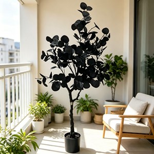 Wholesale <b>Artificial</b> Eucalyptus Leaves Garland Greenery Plant for Home Office Shelf Wedding Party Decor - Product Image 6