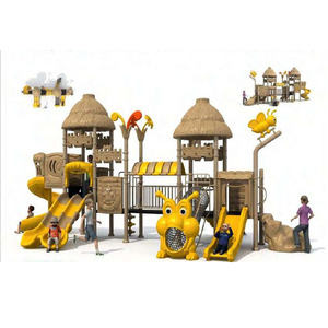 Grand toboggan combiné extérieur Toboggan pour la maternelle Parc communautaire Équipement d'amusement Paradis pour enfants - Product Image 2