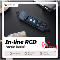 Connecteur de courant résiduel détachable RIFENG AU, étanche, OEM, prise électrique en plastique RCD, IP66, 6A/10A