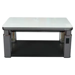Table chauffante moderne en alliage d'aluminium, prix d'usine, vente en gros