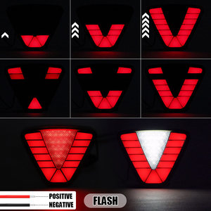 <span class=keywords><strong>F1</strong></span> General Motors LED Modifié Pilote Lumières Meteor Heap V Pilot Lights V Triangle Clignotant Frein Feux Arrière - Product Image 2