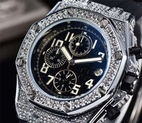Montre Homme Fenyi en Silicone et Alliage de Verre à Quartz, Classique Originale de Haute Qualité, Décontractée, Incrustée de Diamants, pour Garçons - Vente en Gros