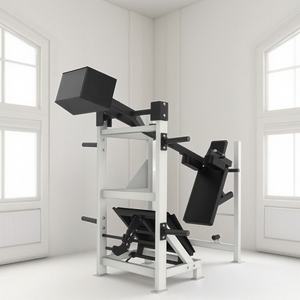 TOPTONS 2025 nouvelle plaque chargée équipement de Fitness Commercial Squat Machine Squat Machine Pendule Squat force jambe <span class=keywords><strong>presse</strong></span> pour Gym - Product Image 4