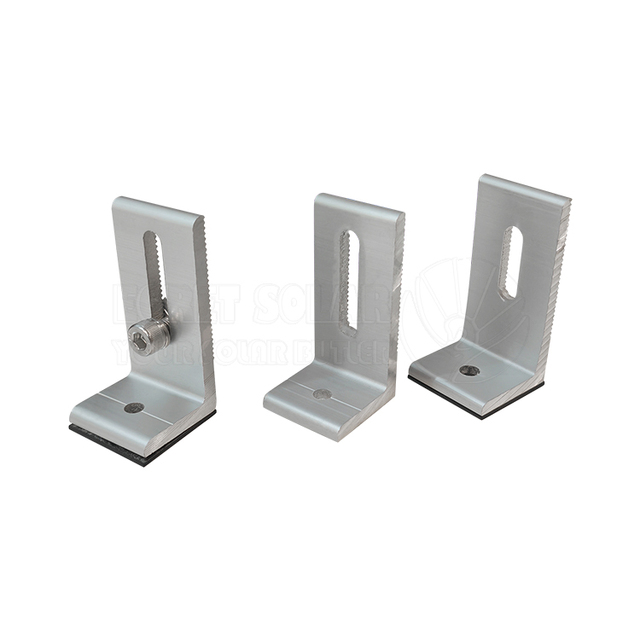 Solar Panel Roof Mounting System Racking Black L-Feet