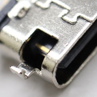 Conector USB tipo C F 16 pines SMT altura 6,5 6,8mm montaje superior USB 3,0 3,1 conector hembra USB conector hembra para móvil