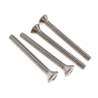 Vis à métaux en acier doux à tête cruciforme zinguée de qualité duplex 35mm 50mm de long