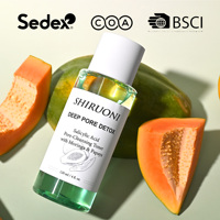 Tonique Fermenté Naturel Vegan Moringa Papaye OEM ODM, Exfoliant Doux, Eau Éclaircissante pour la Peau avec Formule Pure