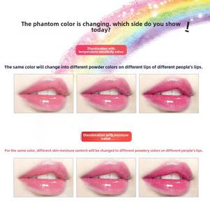 Lápiz Labial Arcoíris de Venta Caliente, Brillo Labial Desprendible Colorido, Lápiz Labial de Gel con Lentejuelas, Labios Brillantes, Lápiz Labial Delicioso - Product Image 4