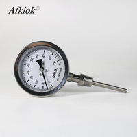 Thermomètre bimétallique universel de type axial/radial, garantie 1 an, OEM/ODM, instruments de mesure de la température, thermomètre