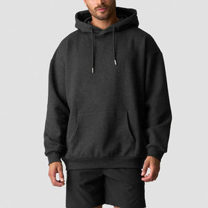 Sudaderas con Capucha Extra Grandes de Felpa Gruesa, Mezcla de Algodón Básico, para Hombre, Ropa Urbana, Moda, Precio de Fábrica al por Mayor - Product Image 4