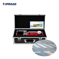 Réflectomètre portable pour marquage routier nocturne par temps de pluie, mesureur de réflectance à chemin lumineux ouvert, détection rapide, mesureur RL mobile