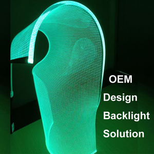 Custom Decorative Crystal LED <strong>Lighted</strong> <strong>Wall</strong> <strong>Panels</strong> with SMD2835 LEDs | Kitchen Use Built-in <strong>Lighting</strong> - Product Image 4