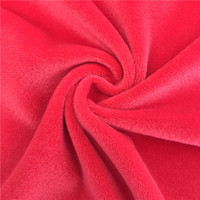 Tissu en velours molletonné super doux, pour taies d'oreiller, 1.5mm, 1 pièce, peluche brossée sur un côté, couleur unie