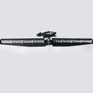 Pare-soleil stroboscopique à led 32W, montage fendu, illuminateur, lumière, pour voiture, camion, blanc ambre - Product Image 6